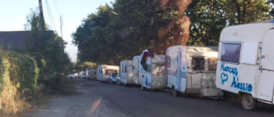 Nantes : une quarantaine de familles Roms expulsées d’un terrain appartenant à la ville